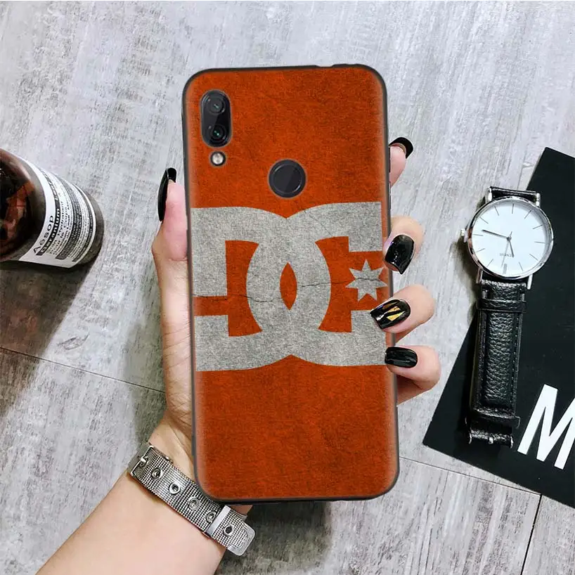 Черный чехол с логотипом Dc Shoes для Xiao mi Red mi Note 8 7 7S 7A 6 S2 GO K20 Pro 6A mi 6X 5X A1 CC 9 8 чехол для телефона