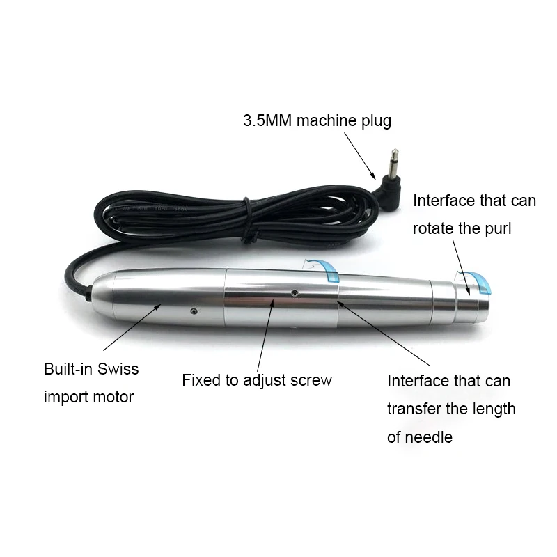 Pro-Silver-Permanent-Makeup-Machine-Nouveau-Pen-With-Wire-Kits-With-Swiss-Motor-Permanent-Makeup-Tattoo-Power-Supply-For-Tattoo-Artist_13
