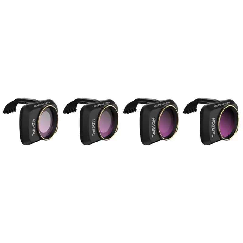 Buy 4pcs Black Oil-proof Scratch-proof ND/PL Filters Light Weight Camera Lens Filter for DJI Mavic Mini Drone Supplies
