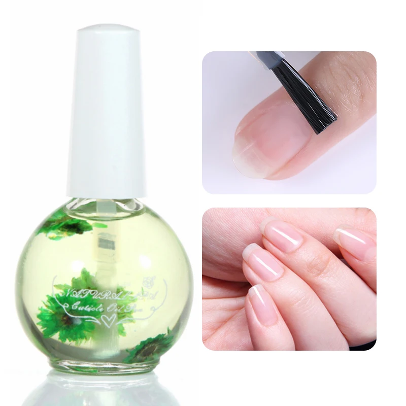 

15ml Dried Flower Nail Softener Nutritional Oil Cuticle Revitalizer Polish Repair Nail Skin Protector Treatment Nail Art Care