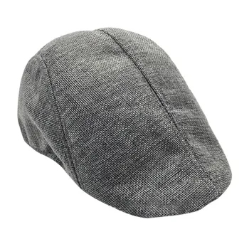 

Caps for Men Women Vintage Linen Berets Spring/Autumn New Comfortable Breathable Cap Female Bonnet Warm Walking Flat Beret Hats