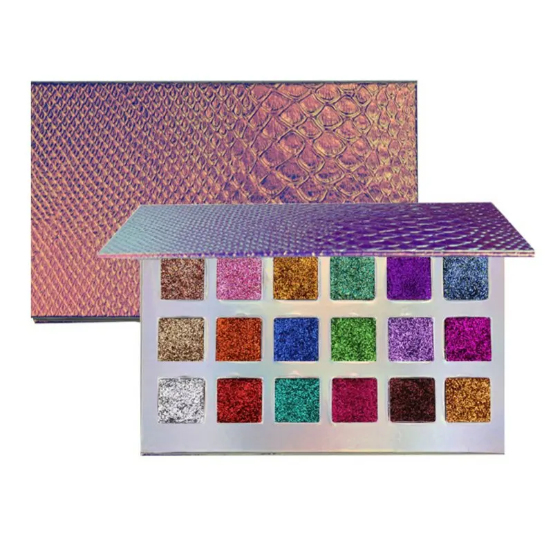 18-ColorGlitter тени для век Палитра Водонепроницаемый Алмазный макияж тени для век- MKXJ