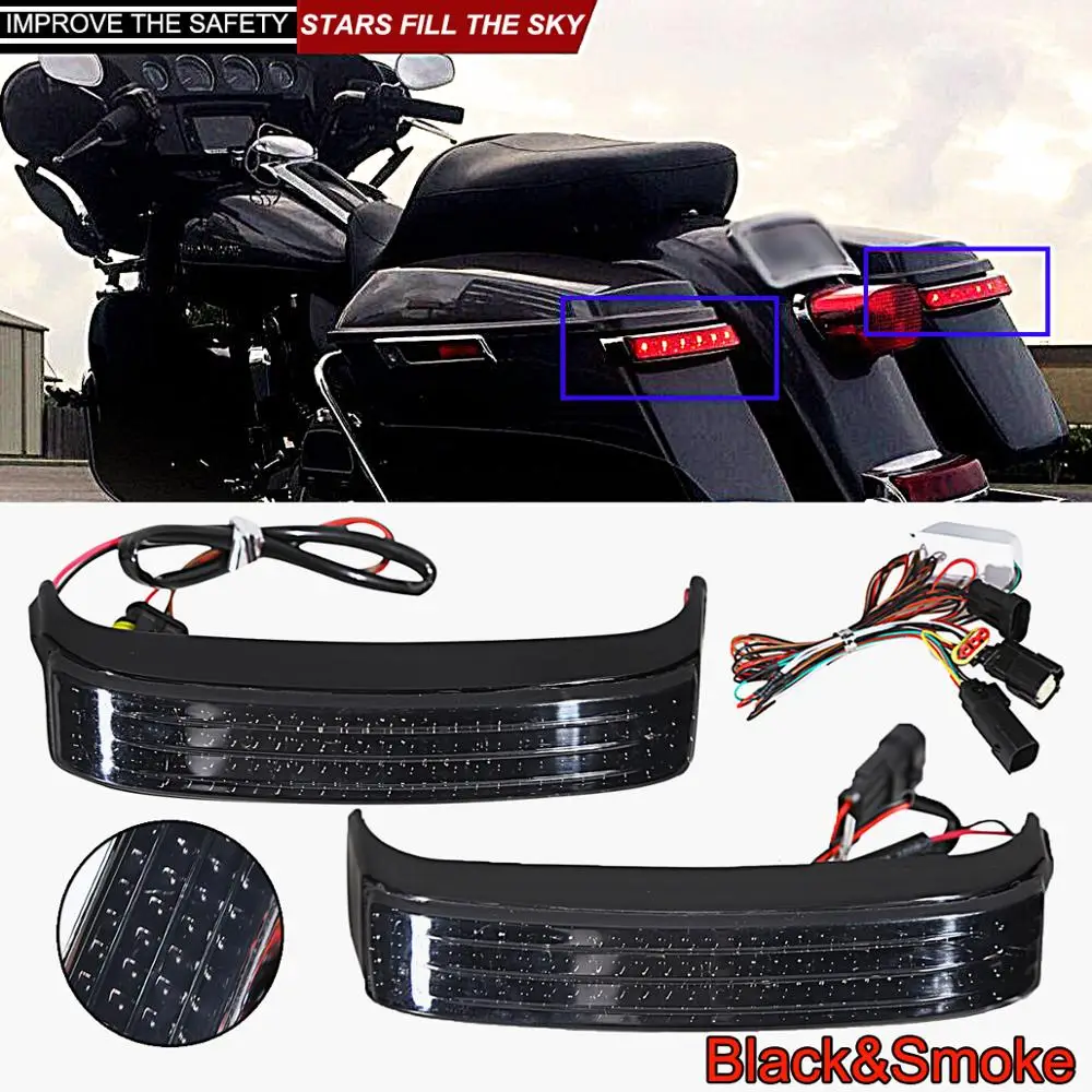 Комплект светильник ных подседельных фонарей для Harley Touring FLHX FLHTCU FLHTCUL FLHTK FLHTKL FLTRU