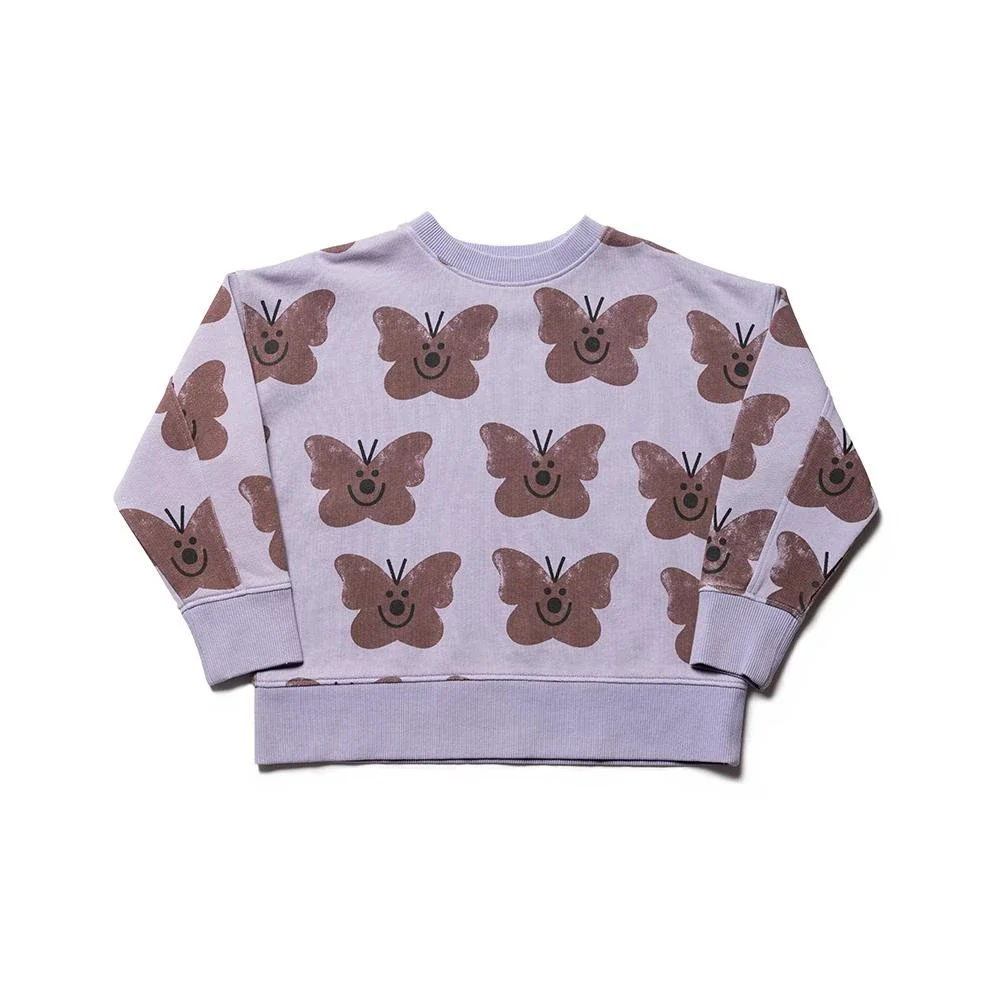 sweatshirt Wynken/комплект детской одежды; Новинка года; сезон осень-зима; платья для мальчиков и девочек; футболки; толстовки с цветочным принтом; штаны для малышей; модная верхняя одежда - Цвет: sweatshirt