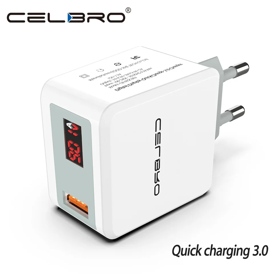 Быстрое зарядное устройство USB 3 0 QC QC3.0 настенное адаптер для Samsung Galaxy S9 Huawei FCP Xiaomi LG
