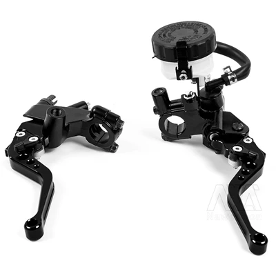 Мотоцикл тормозной рычаг сцепления для Bandit 1200 Honda Steed Gasgas Embrague Hidraulico Moto Ktm Exc Mt 03 125 Yz Suzuki - Цвет: Черный