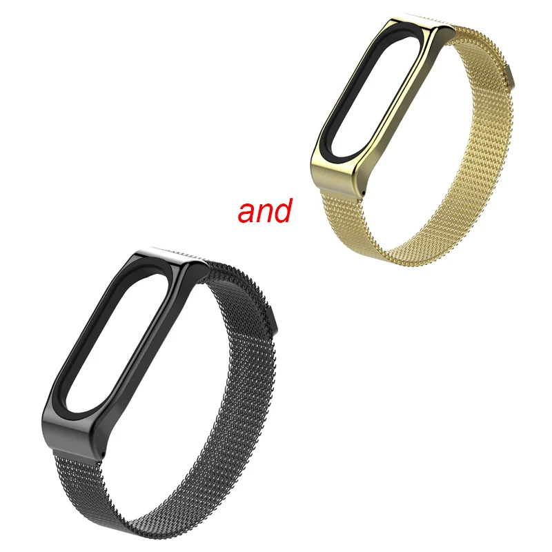 2 шт./компл. mi рабочих мест mi Band 3/4 металлический ремешок для Xiaomi mi Band 3 mi band4 Браслет Смарт-часы с браслетом-Нержавеющая сталь - Цвет: NO.2