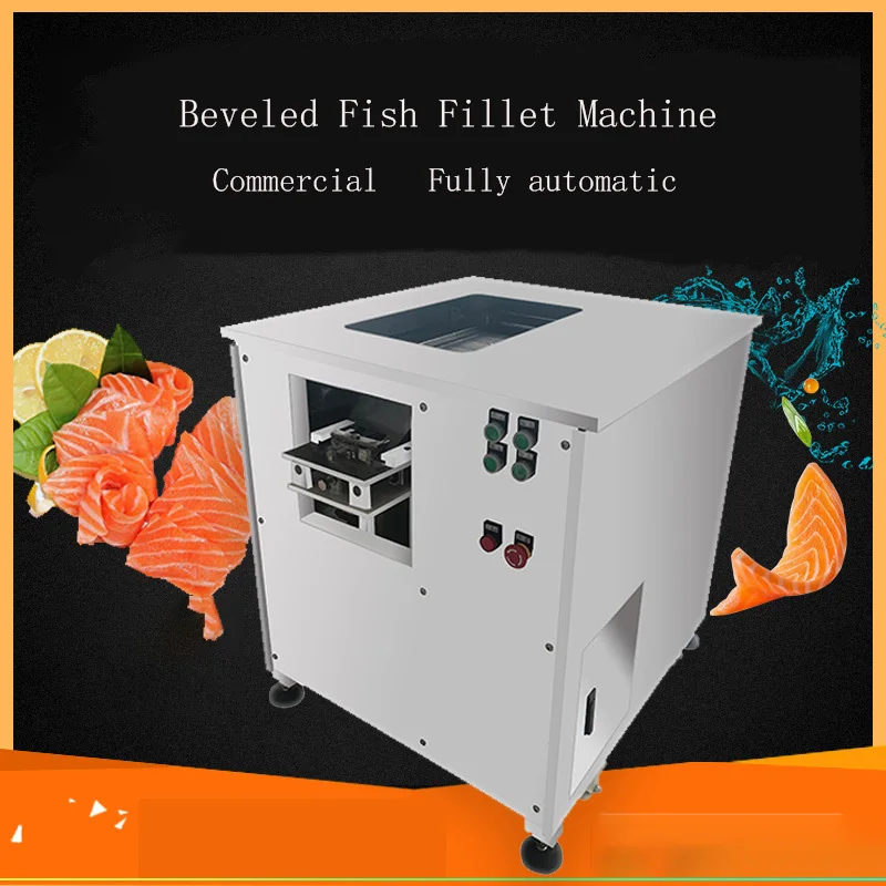 

YC-180 Full-automatic Fish Cutting Machine Commercial Electric Small Multi-function Slicer Oblique Cutting Fish Fillet Machine