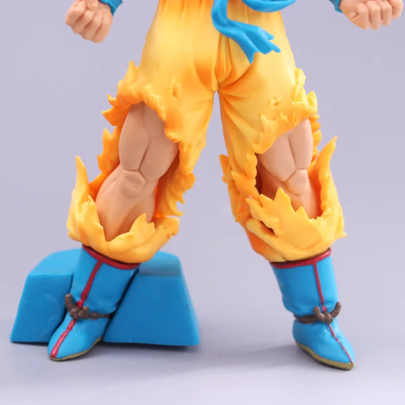 Аниме Гараж Комплект Модель qlz Супер Saiyan для крови супер блонд Гоку взрывоопасный газ в коробке