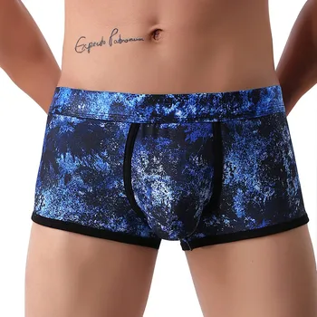 

Sexy Underwear Male Men's Fashion Personality Underwear Soft Breathable Knickers Short Sexy Briefs Gay Underwear interior hombre