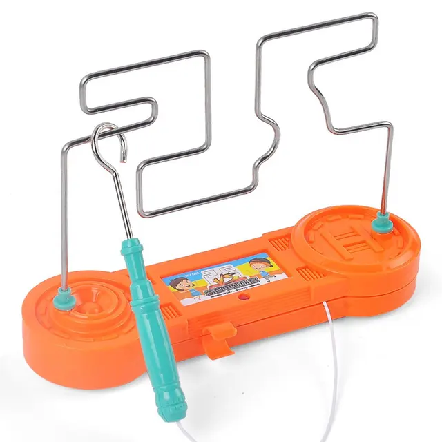 Kids Collision Electric Shock Toy Education Electric Touch Maze Game Party Funny Game Science Experiment Toys for Children Gift 1