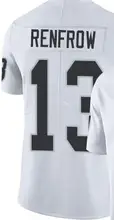 Customized Embroidery For Men Women Kid Youth Hunter Renfrow White Black American Football Jersey
