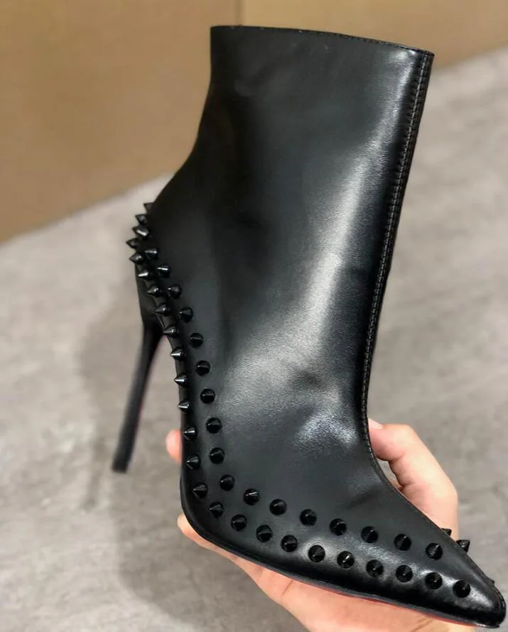 boots with spikes on bottom