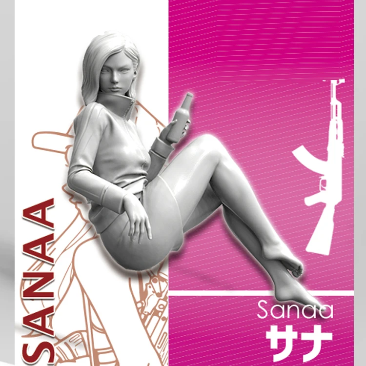 1/35 набор для моделирования из смолы фигурка девушки SANNA|Наборы сборки моделей| |