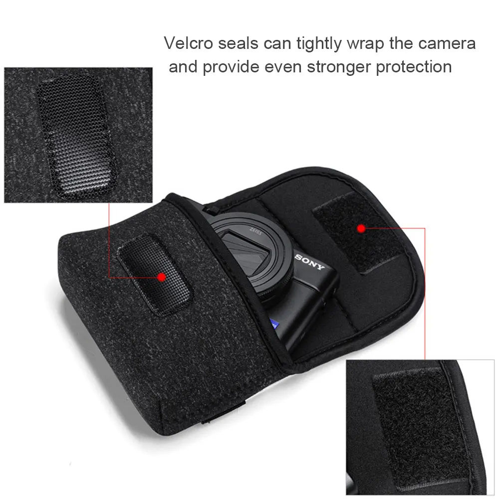 UURig R014 Camera Bag Protective Carrying Case Storage Bag for Sony RX100 VII Canon G7X Mark III Point&Shoot Camera Accessories
