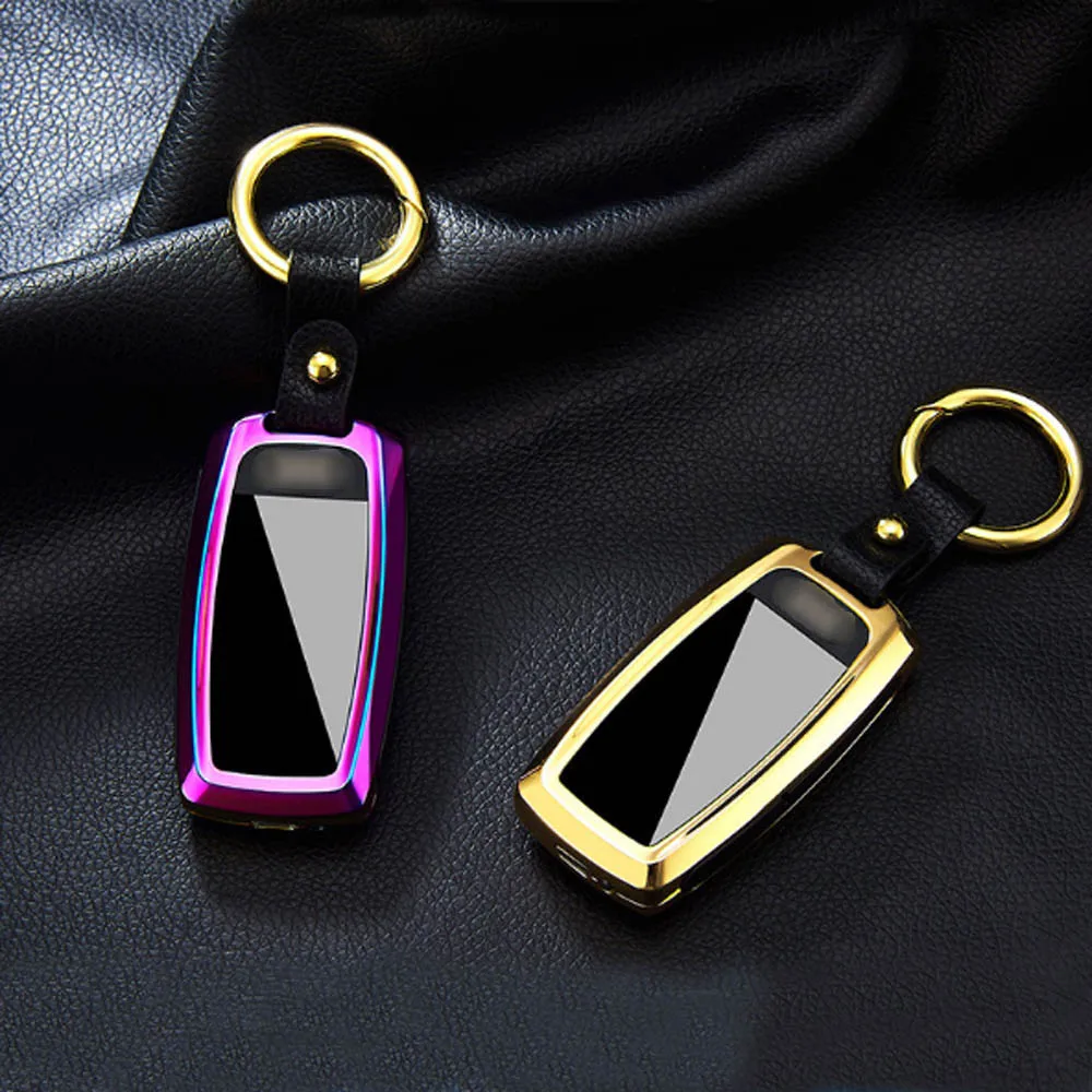 USB Зажигалка светодиодный экран Ключ Пряжка