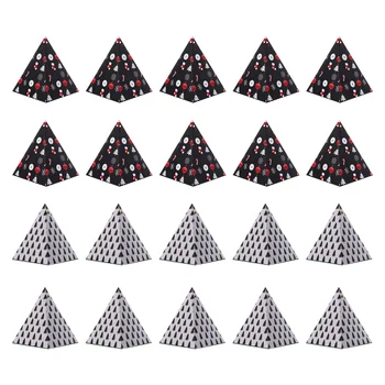 

20pcs Durable Decorative Attractive Christmas Triangle Paper Cookie