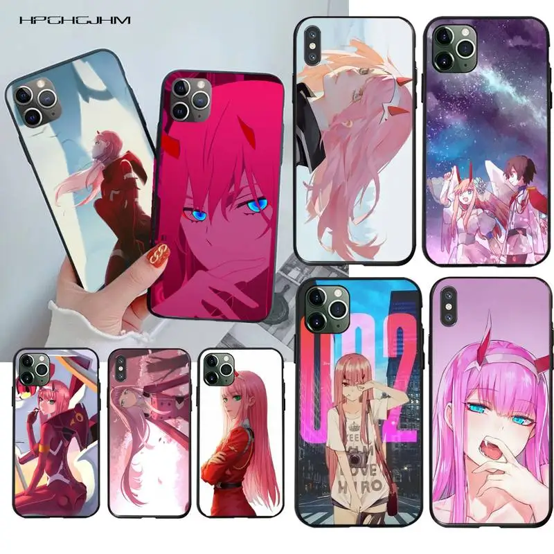 

NBDRUICAI Anime Darling in the FranXX Phone Case Cover for iPhone 11 pro XS MAX 8 7 6 6S Plus X 5S SE 2020 XR case