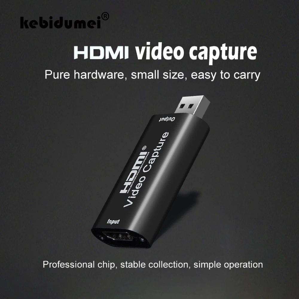 Карта видеозахвата USB2.0 совместимый с HDMI видеорегистратор записывающая коробка