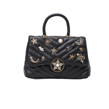 

iVog New Arrival Everyday Ladies Small Crossbody Shoulder Handbag Black Red Fashion Chain Hand Bags for Women 2020