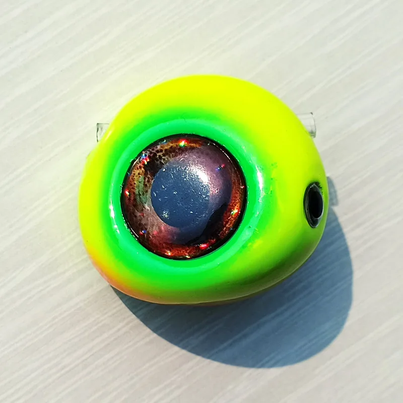 200 г/150 г/120 г/100 г/80 г/60 г/40 г Kabura Pesca Slider Snapper/Sea bream Jig head с юбкой свинец джиг приманка - Цвет: 100g green 1pc
