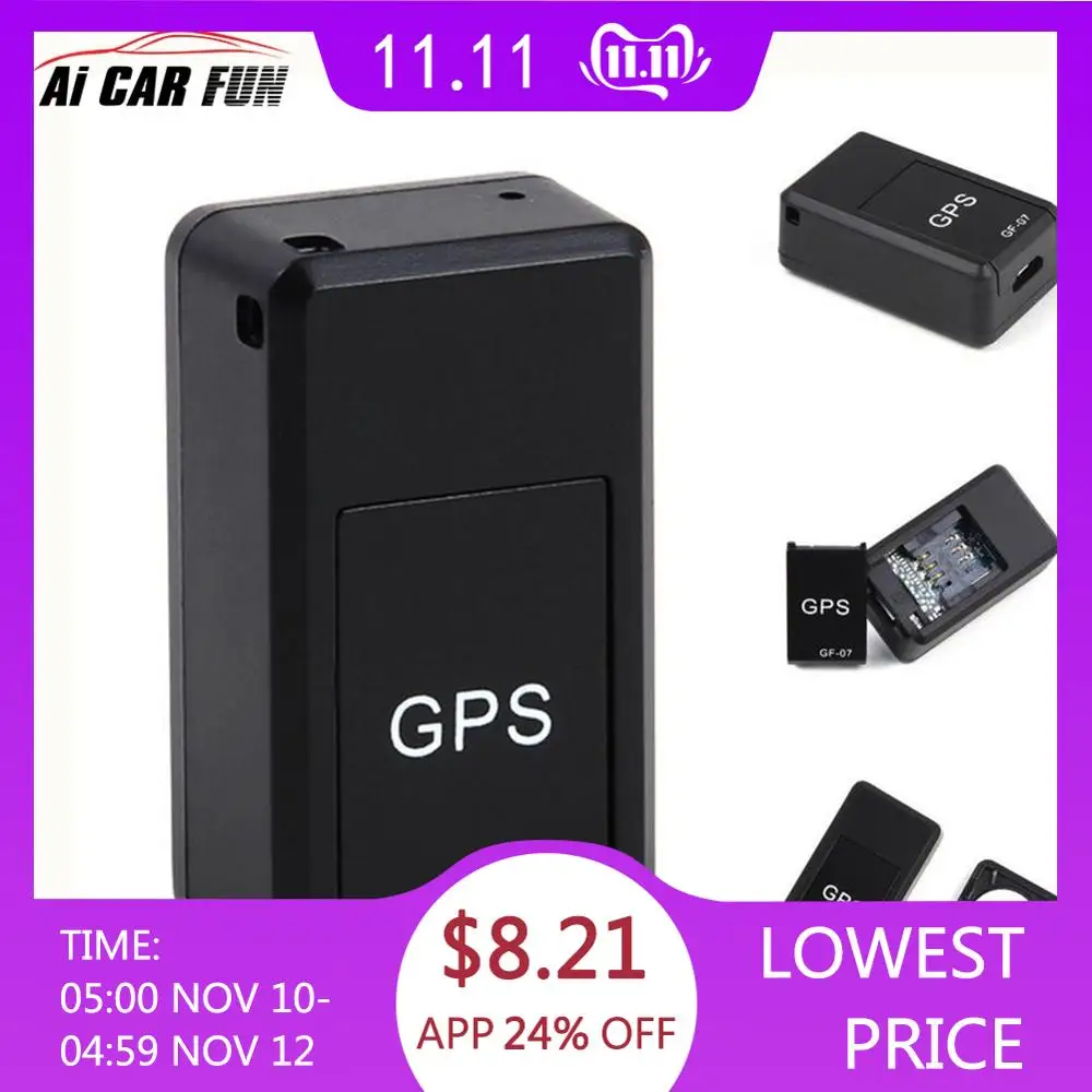 

GF07 GSM GPRS Mini Car GPS Locator Tracker Car Gps Tracker Anti-Lost Recording Tracking Device Voice Control Burglar alarm