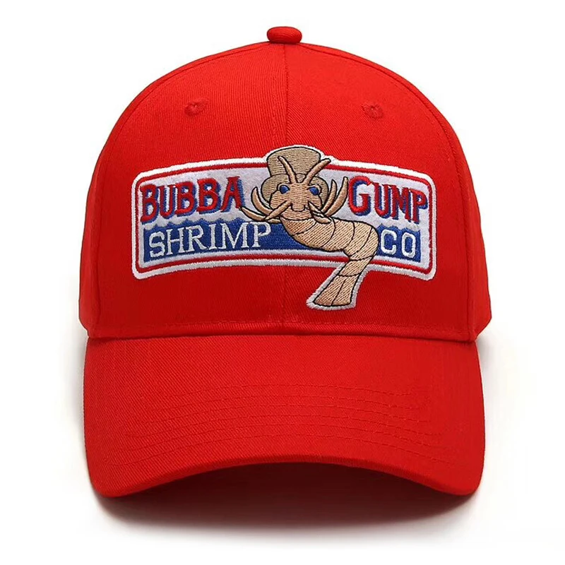 Модная дизайнерская шляпа 1994 BUBBA GUMP креветка бейсболка для мужчин и женщин спортивные шапки летняя Кепка вышитая Повседневная шапка