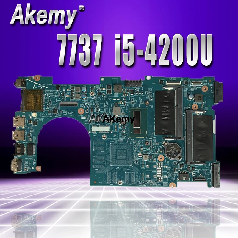 

For DELL INSPIRON 7737 Laptop Motherboard I5 CPU CN-0VHTPV 0VHTPV VHTPV CN-044PTM 044PTM 44PTM Tested 100% work