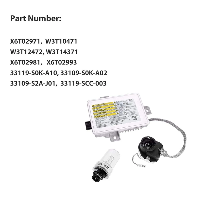 W3T10471 X6T02991 33119-S0K-A10 ксенон HID фары балласт с воспламенителем и D2S лампы для Acura TL TSX Honda S2000 Accord Mazda
