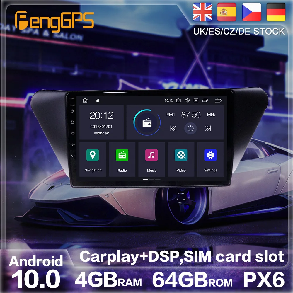 

Android 10.0 PX6 GPS Navigation For Lifan X50 1 2015 2017 2018 2019 Radio Stereo Car DVD Multimedia Auto Player HeadUnit 2 DIN
