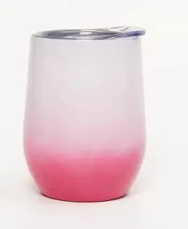 HKNA 304 нержавеющая сталь двойная Вакуумная чашка кубик льда автомобиля чашка холодный лед ведро - Цвет: white pink