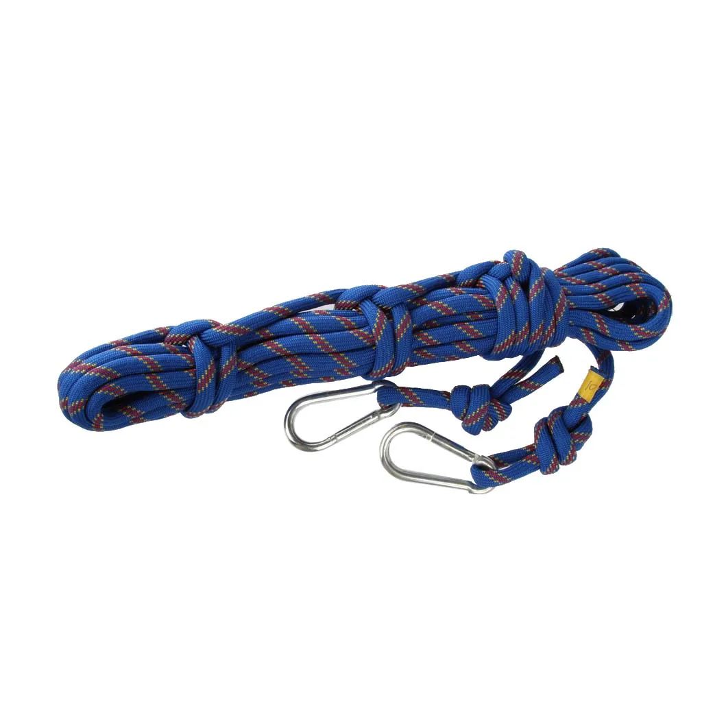 Multi-purpose 10M 10mm Outdoor Climbing Rope Climbing Safety Rescue Rope