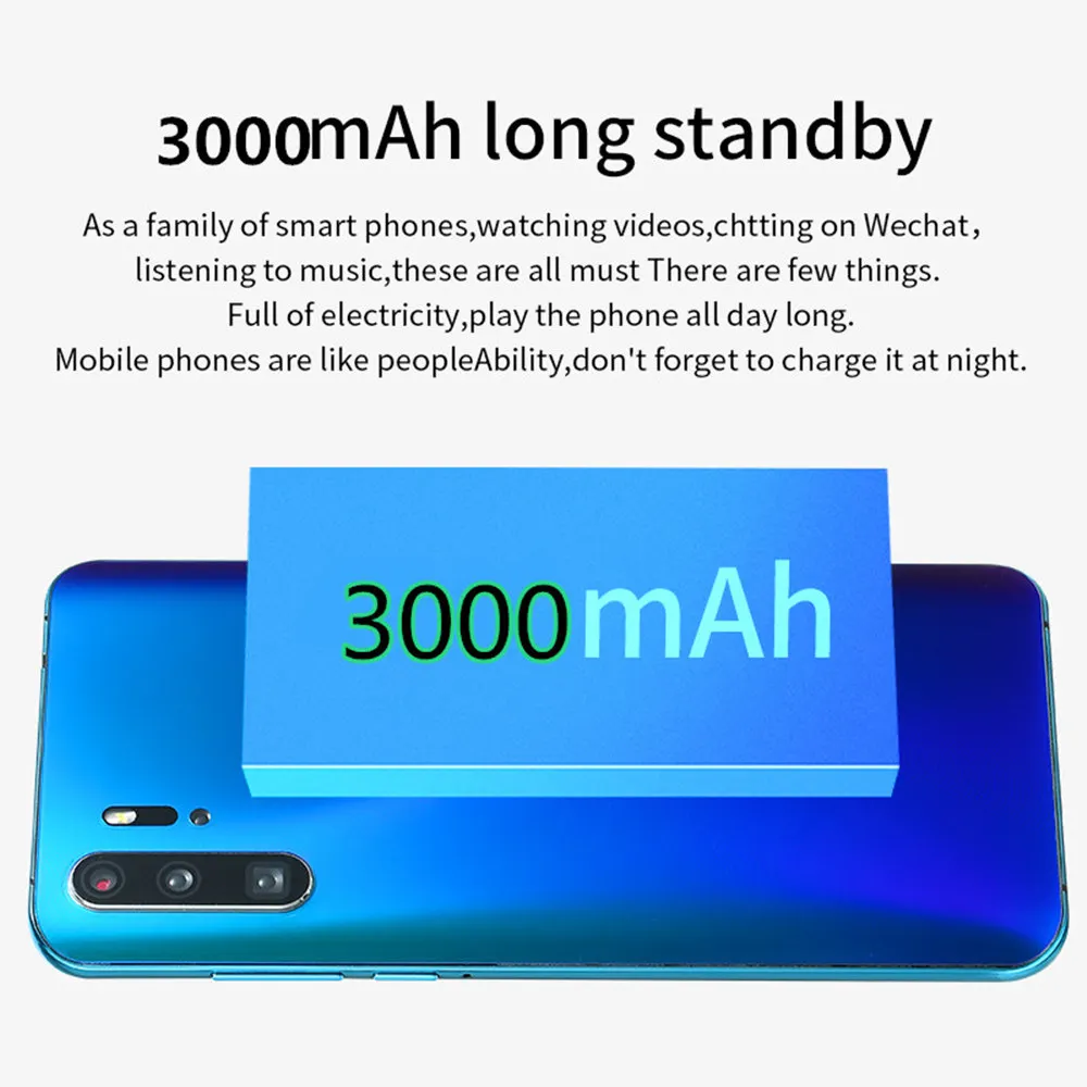 P30 Pro 6," экран капли воды четырехъядерный смартфон 4 грамма 64 Гб ПЗУ 13 МП распознавание лица разблокированный android celular Мобильные телефоны по всему миру