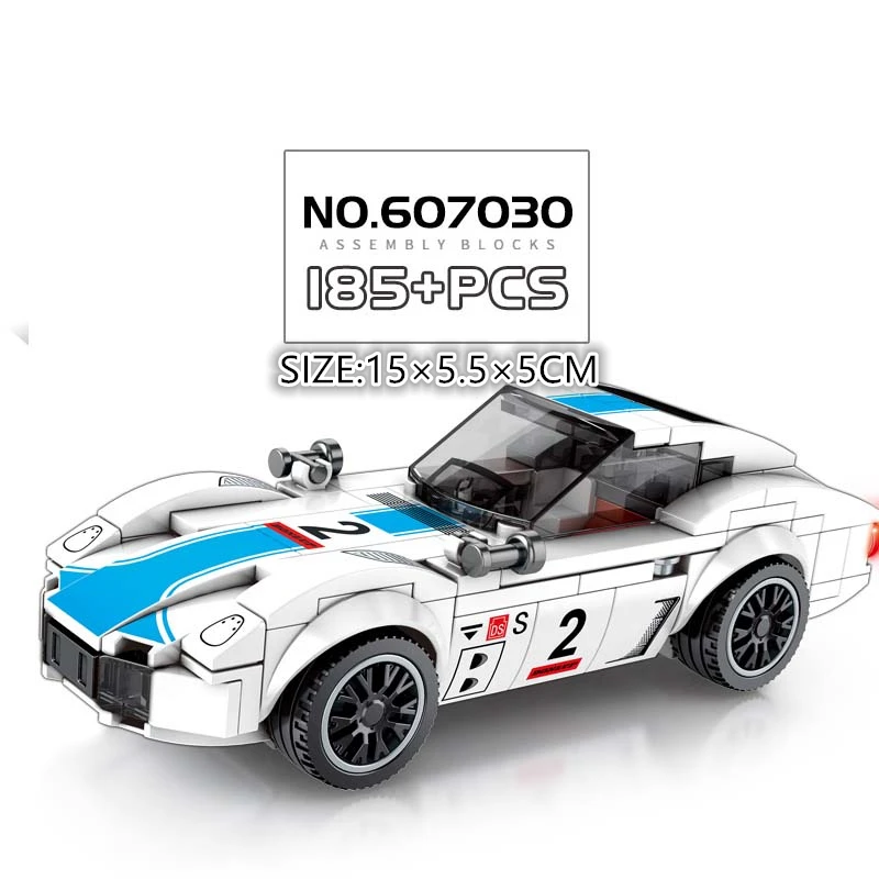 Speed Champions Technic City Assemble autos model Building Blocks supercar city Racing Car Bricks Toys for Children small bricks