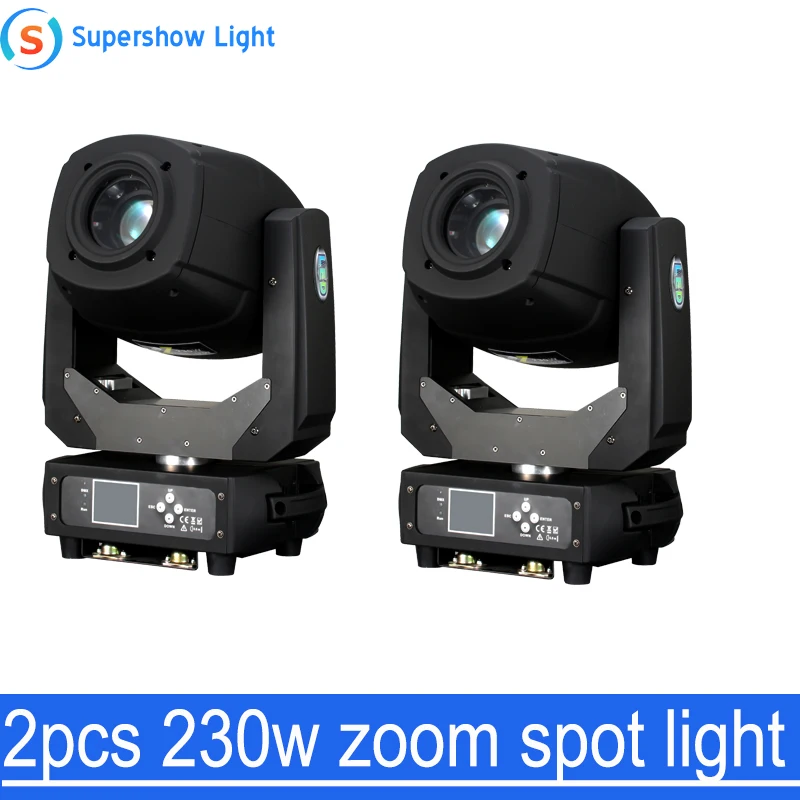 2 шт./лот игра lumiers dmx вечерние LED 230W Spot Zoom движущиеся головные фонари|Эффект