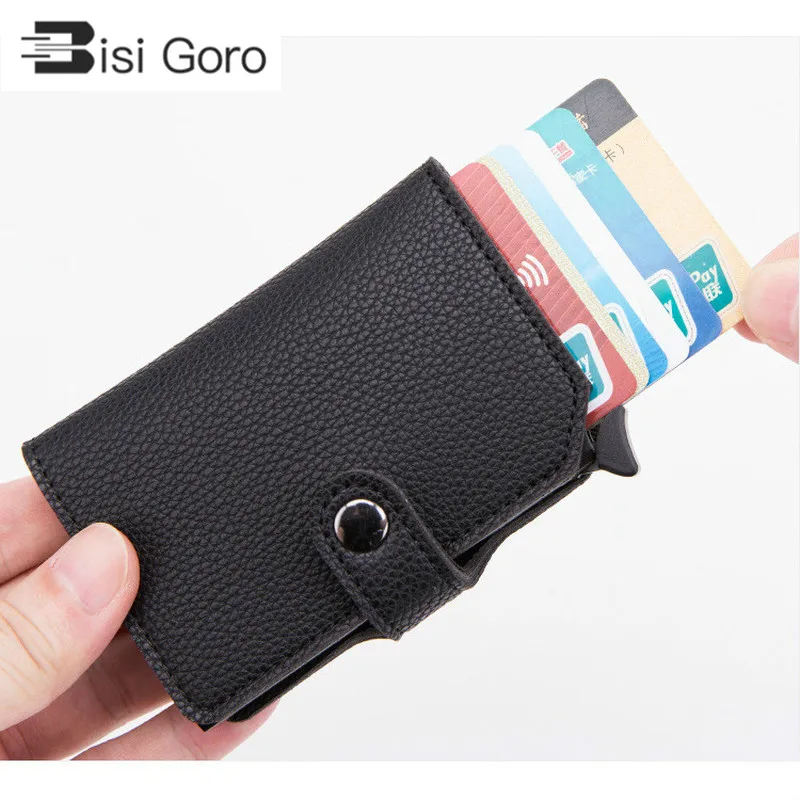 Кошелек мужской из углеродного волокна с Rfid защитой|Держатели для карт и