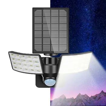 

80LED Solar Infrared PIR Motion Sensor Wall Light Outdoor 3 Modes Waterproof IP65 For Street Garden Split/All-in-one Wall Light