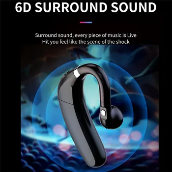 

FC6 Bluetooth Headset Earphone Wireless Handsfree Earbud Headse Stereo Earphone Gaming Sport Earphone Waterproof Headset