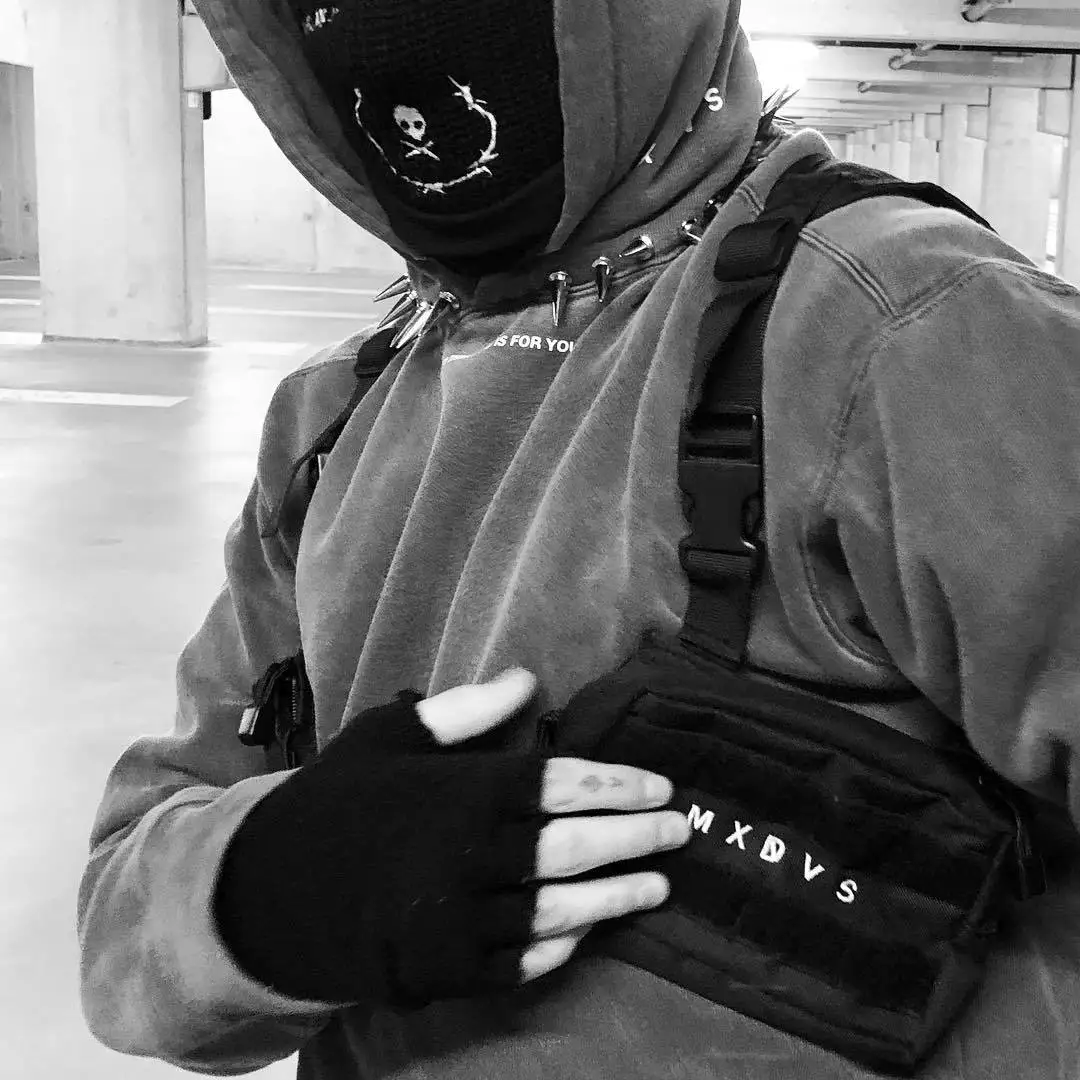Мужской Тактический функциональный жилет в стиле хип-хоп, уличная сумка, нагрудная сумка, унисекс, Оксфорд, два кармана, Женская поясная