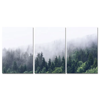 

Nordic Forest Landscape Canvas Painting Wall Art Picture for Living Room Art Poster Decoration Picture 30x45 zx267