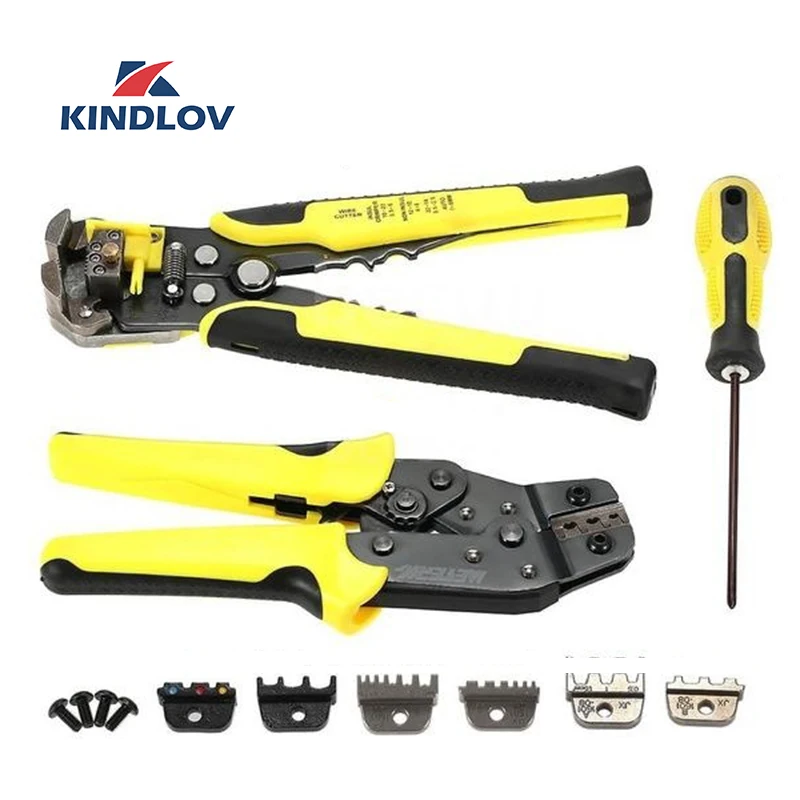 

KINDLOV Wire Stripper Multitool Crimping Pliers Insulated Screw Kit Tools Electrical For Electricians Cable Stripping Hand Tools