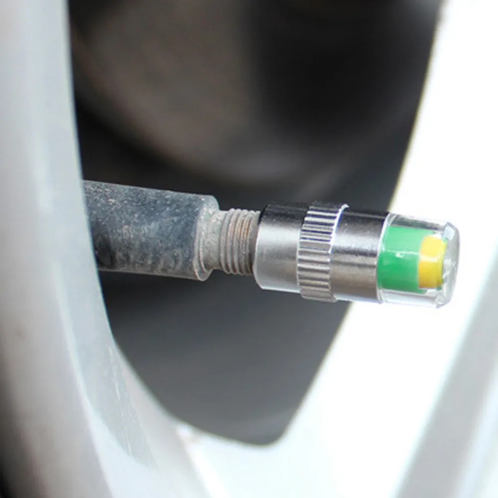 Автомобильный датчик контроля давления в шинах 4 шт. 2.0Bar 30PSI крышек
