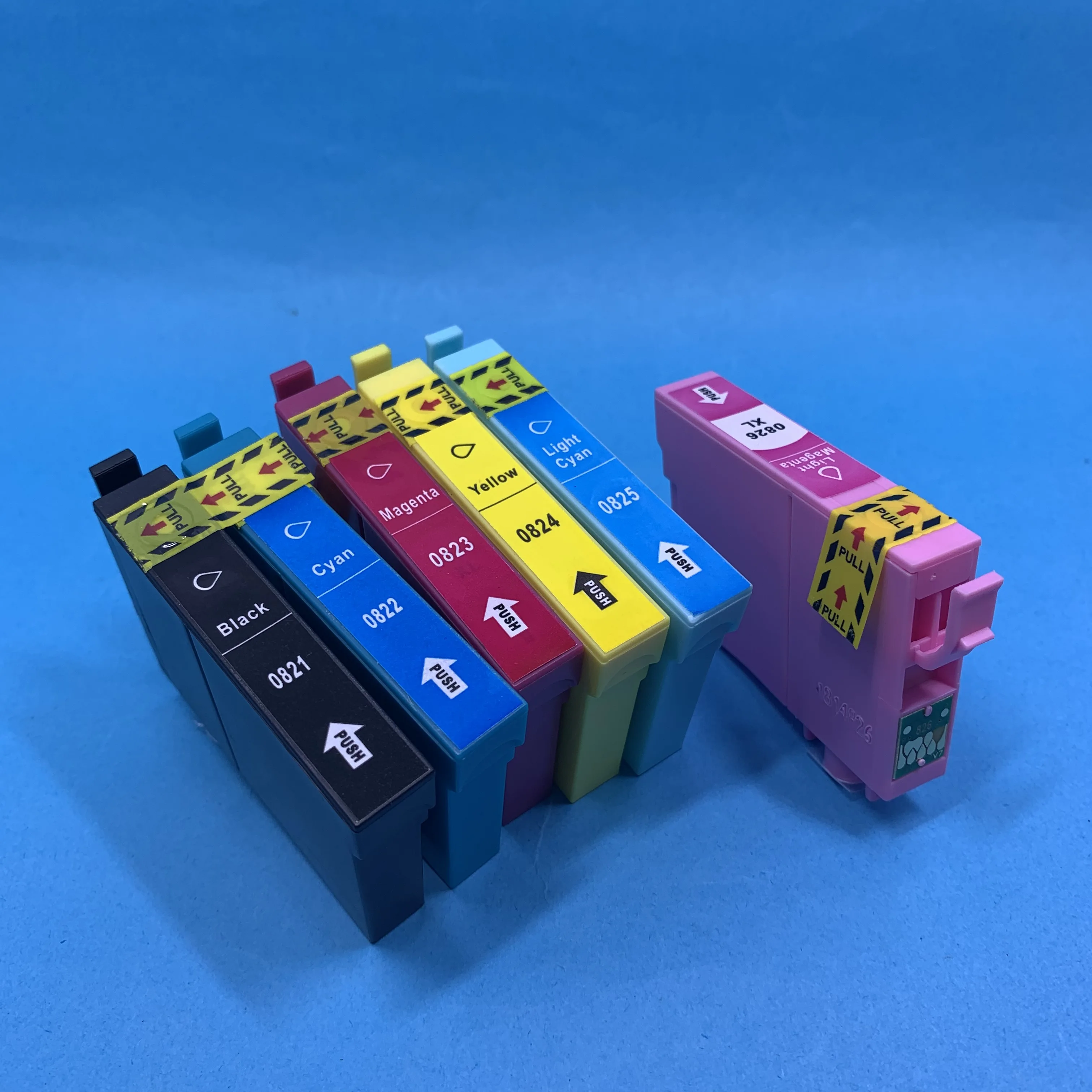 YOTAT совместимый чернильный картридж T0821 T0822 T0823 T0824 T0825 T0826 для Epson R390 R270 R290 R295 RX590 RX615