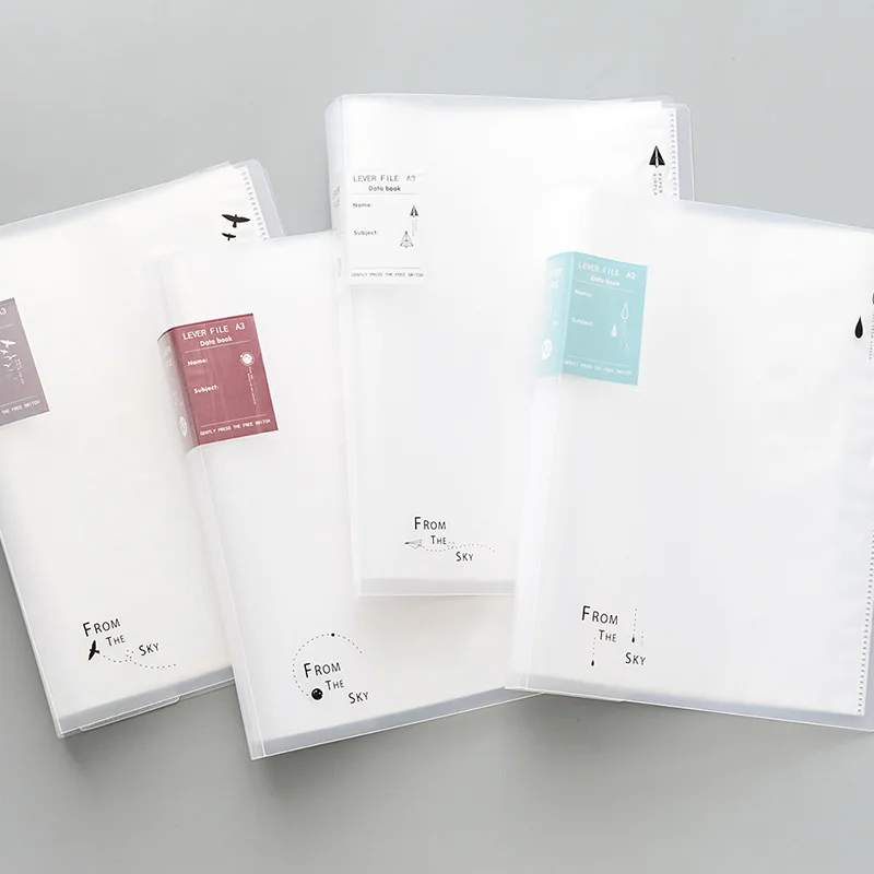 Креативные канцелярские товары 80 страниц А3 папка для файлов простые сумки