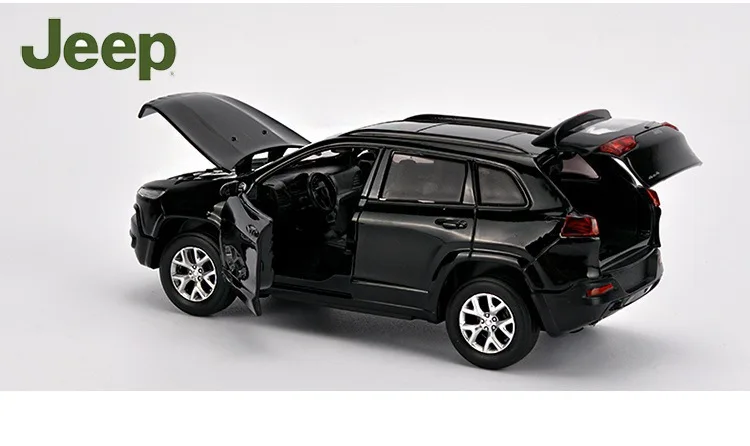 1:32 высокое моделирование Jeep Cherokee сплав звук и свет игрушка с инерционным механизмом модель автомобиля для детей Подарки