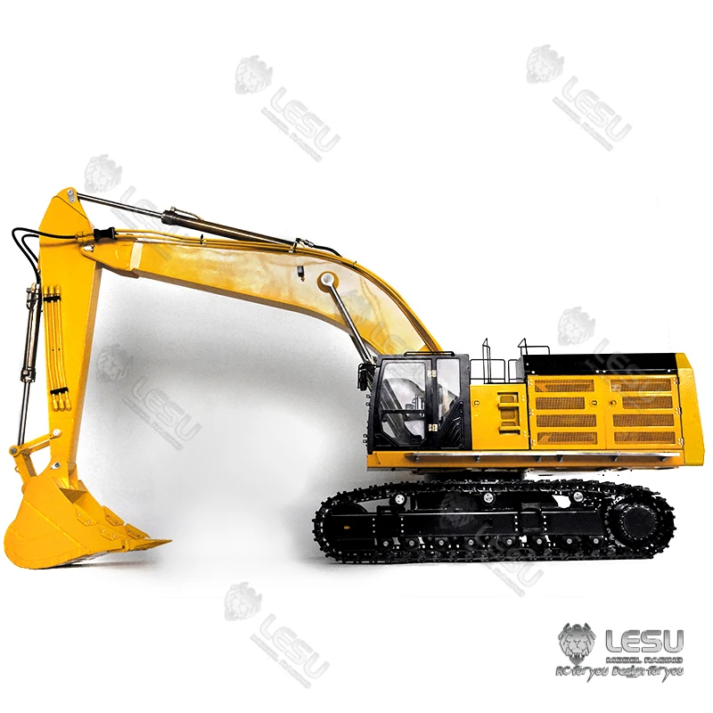 Металлический LESU 1/14 Carter 374 CAT 374F RC гидравлический экскаватор ESC Мотор сервопривод