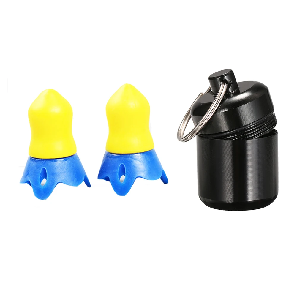 

27db Noise Cancelling Earplugs Hearing Protection Reusable Silicone Ear Plugs For Sleep Concerts Musician Bar Drummer