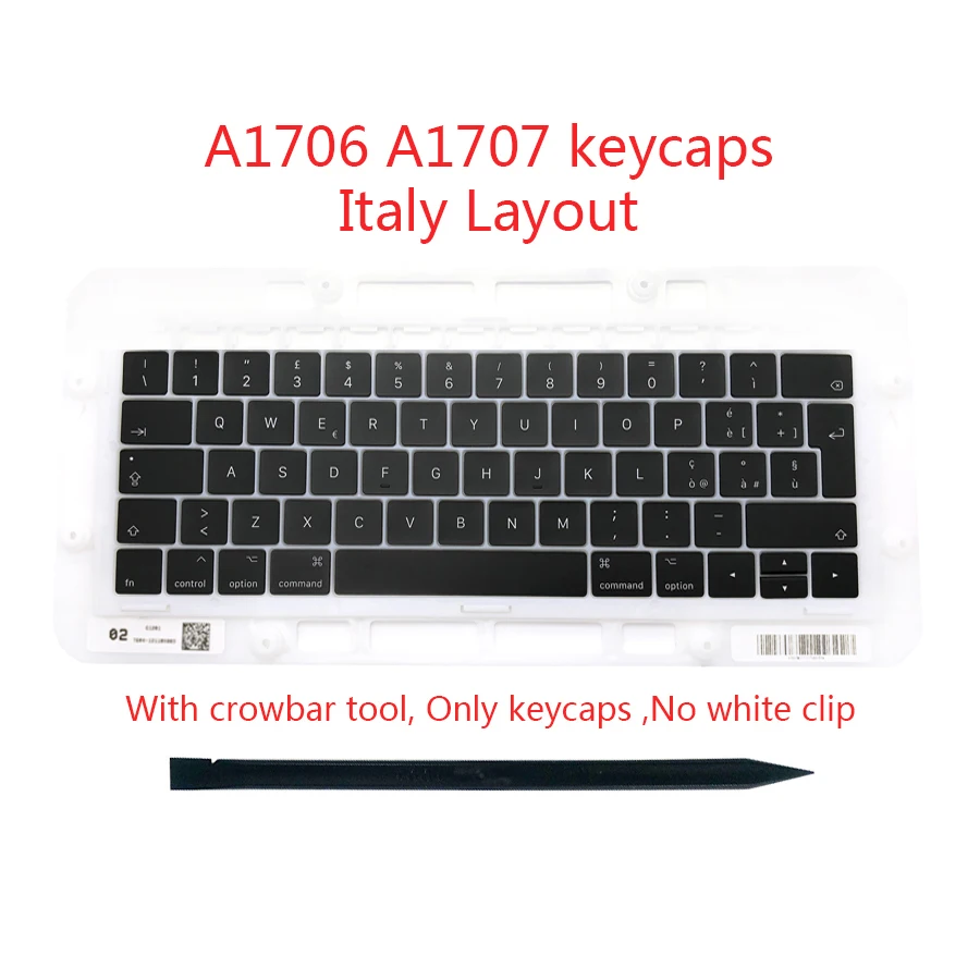Оригинальная новая итальянская электронная клавиатура с клавишами для Macbook Pro