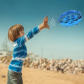 

Anti-collision Hand UFO Ball Flying Aircraft RC Toys Led Suspension Mini Induction Drone Gift For Children Boys Drop Shipping