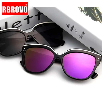 

RBROVO 2020 Top Brand Designer Sunglasses Women Men Luxury Cat Eye Candies Lens Lady Sun Glasses Classic Vintage Goggle